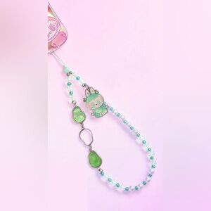 💚LABUBU {Big In To Energy} Phone Charm💚 {SERENITY} 🆕NEW {SEALED box}🟥POP MART